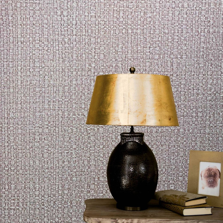 Vliestapete mit einem Bastgewebe und 3D-Effekt grau, beige Struktur - WA444509