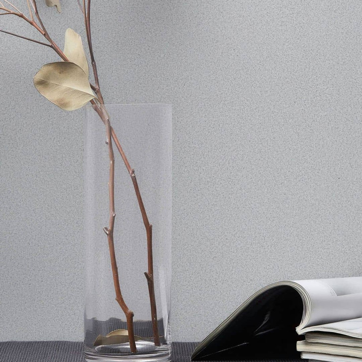 Vliestapete mit Struktur als gepunktetes Uni grau, blau Uni - WA444761