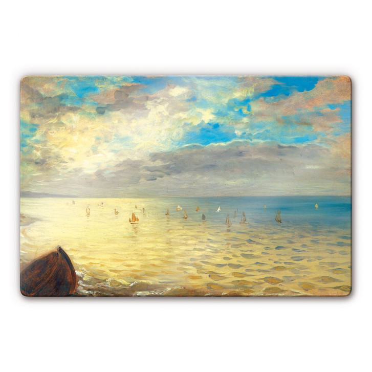 Glasbild Delacroix - Das Meer - WA122181