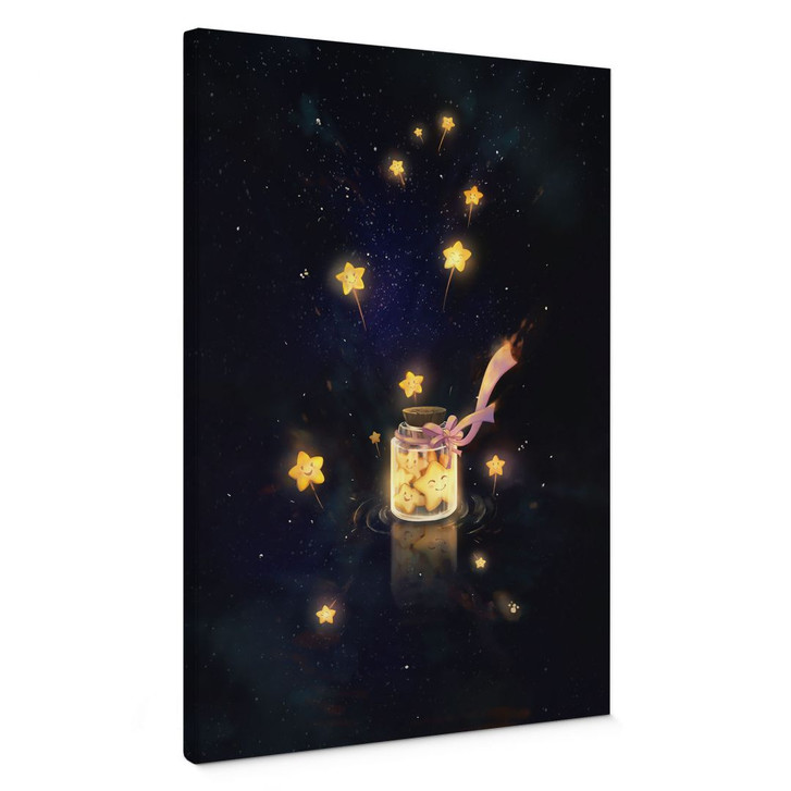 Leinwandbild Sternenfänger: Ein Glas voller Wünsche - Thai - WA426312