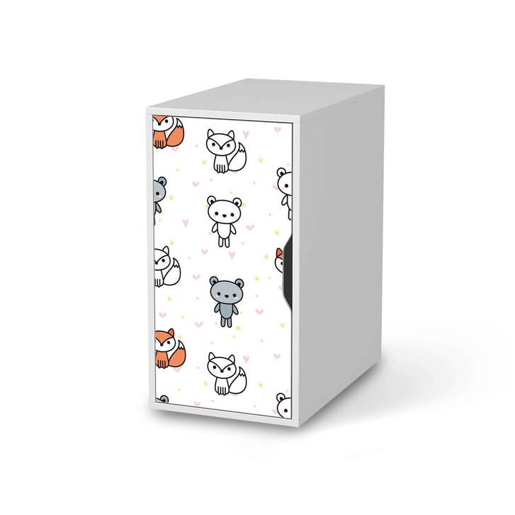 Möbelfolie IKEA Alex Schrank - Teddy Pattern - CR114365