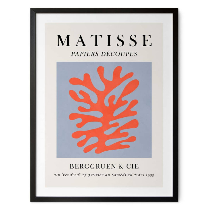 Poster Abstrakte Koralle im Matisse-Stil - Costa - WA483406