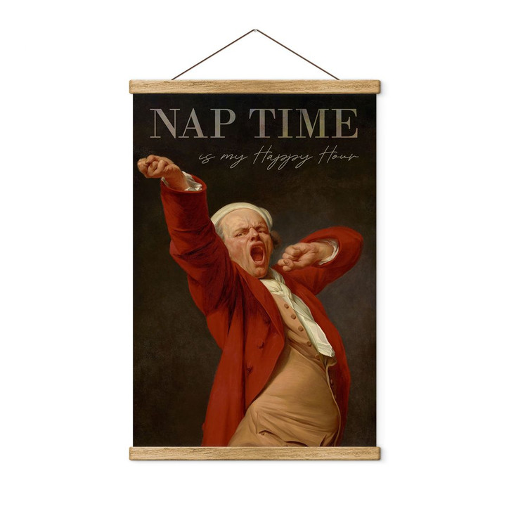 Stoffbild Nap Time - Inspiriert von Ducreux - Selbstportrait - WA412082