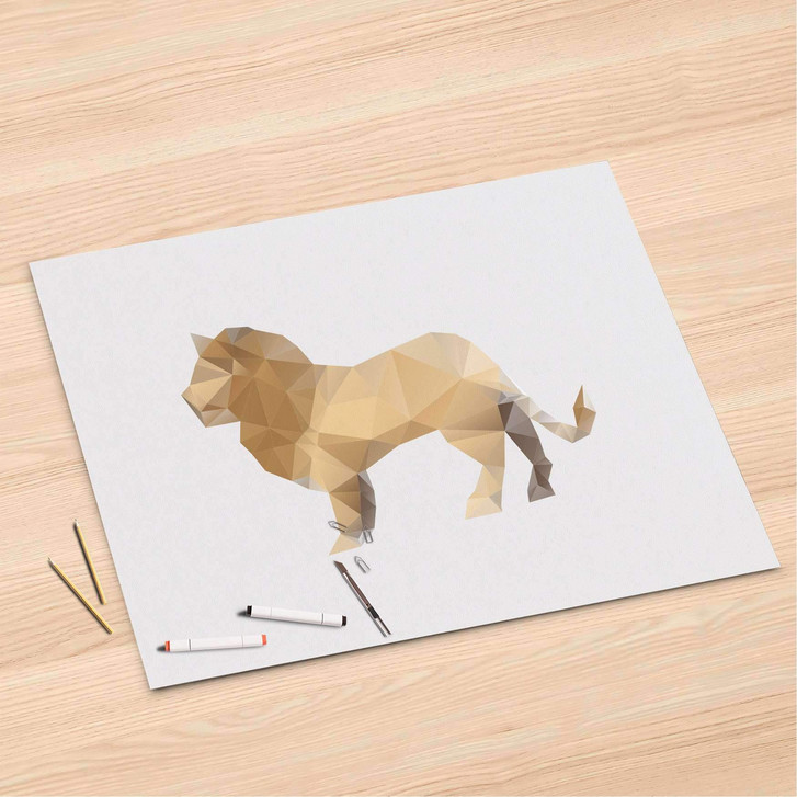 Folienbogen (120x80cm) - Origami Lion - CR106444