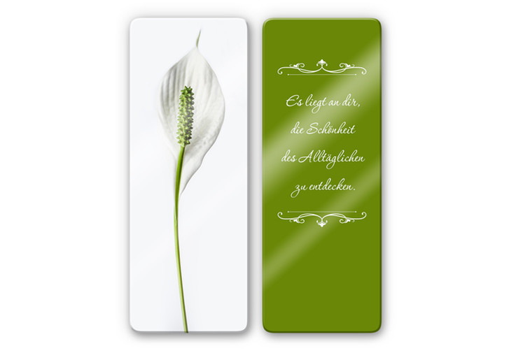 Glasbild Es liegt an dir, die Schönheit des Alltäglichen zu entdecken (2-teilig) - WA122632