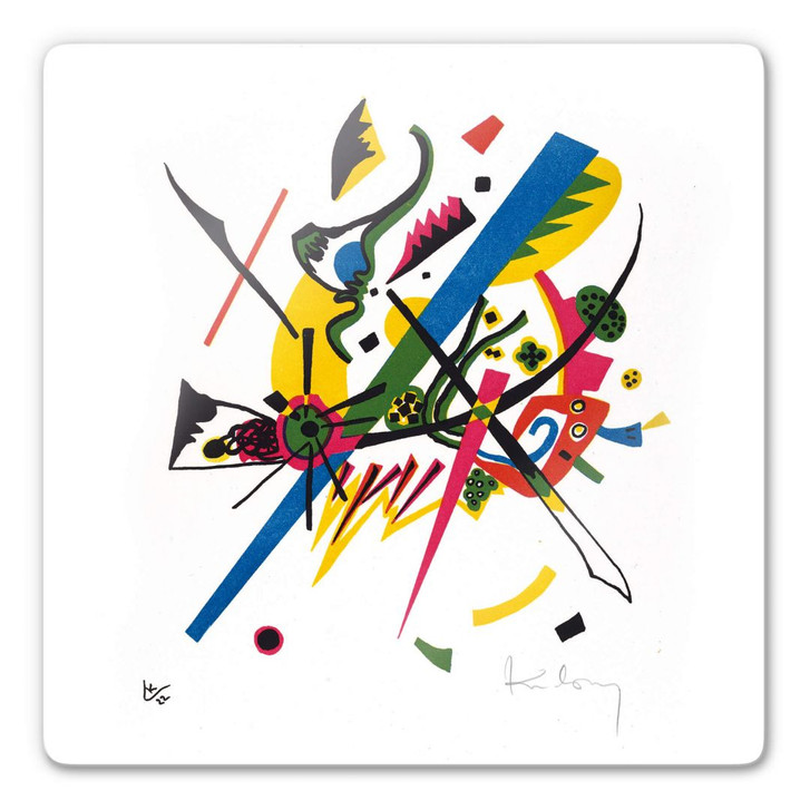 Glasbild Kandinsky - Kleine Welten 1  - WA123922