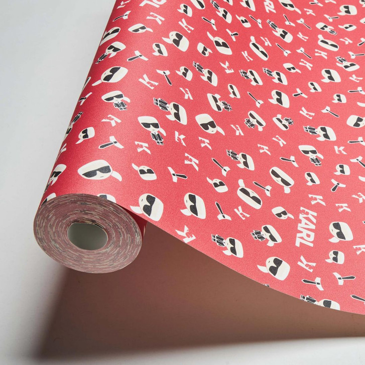 Karl Lagerfeld Wallpaper Vliestapete Ikonik rot, schwarz, weiss - WA306607