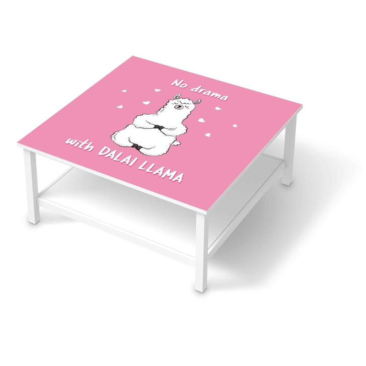 Klebefolie IKEA Hemnes Tisch 90x90cm - Dalai Llama - CR109473