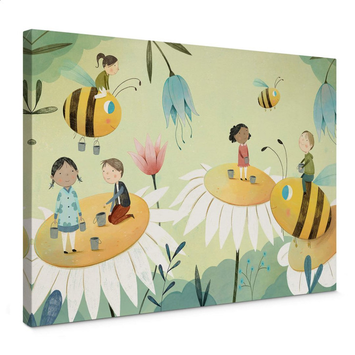 Leinwandbild Loske - Honigbienen - WA306956