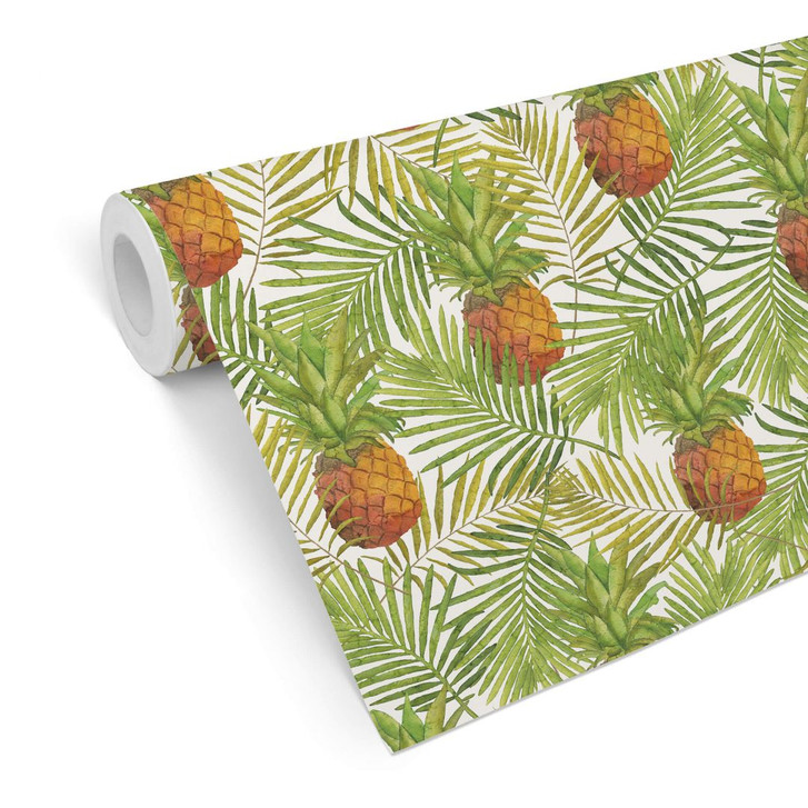 Mustertapete - tropische Ananas - WA236705