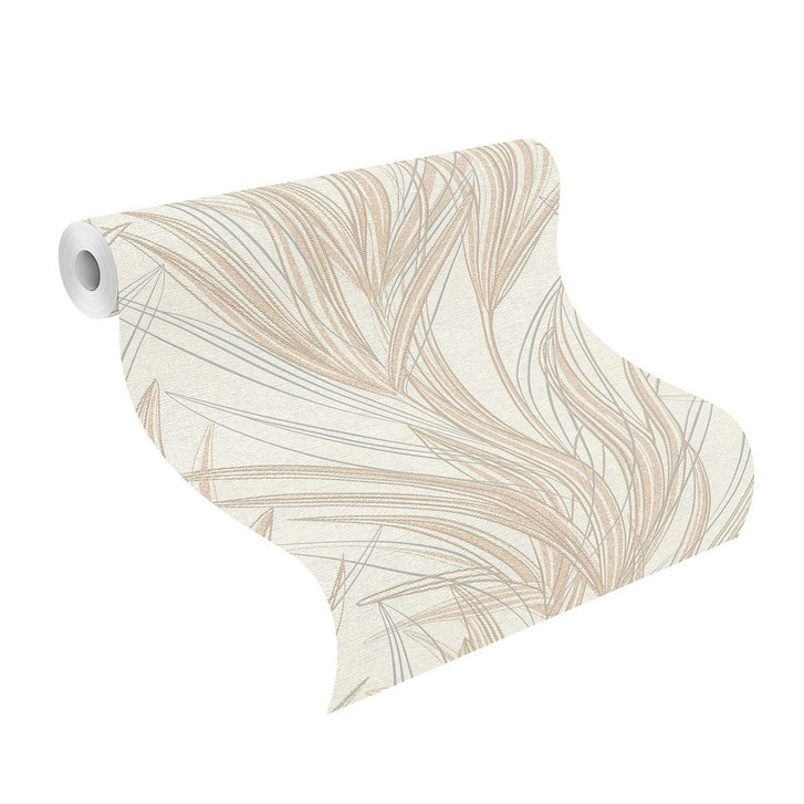 Rasch Vliestapete, Mustertapete Welcome Home mittelbeige - WA410059