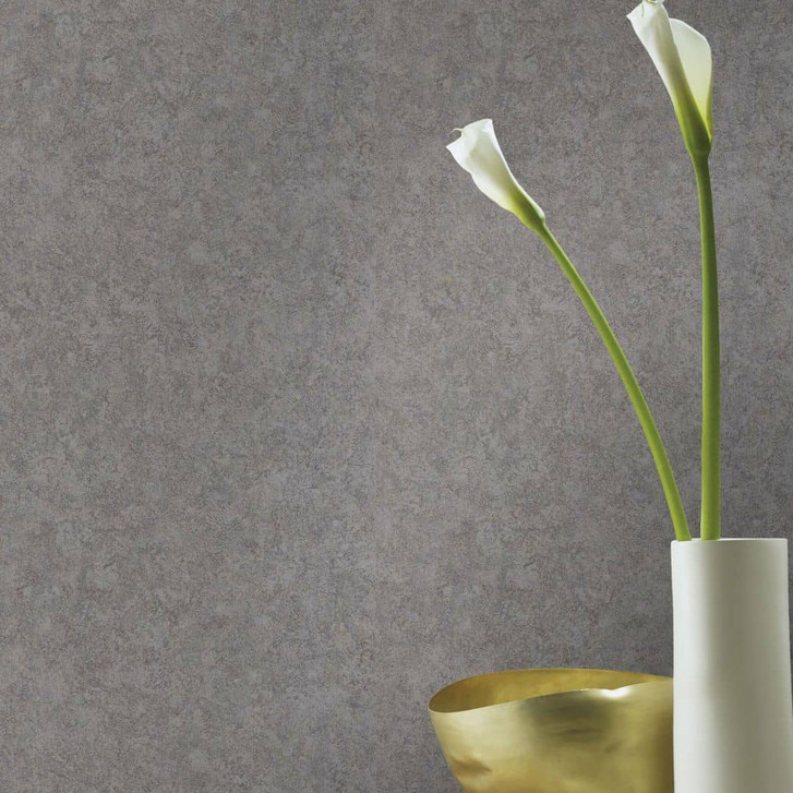 Rasch Vliestapete, Unitapete Welcome Home dunkelgrau - WA410010