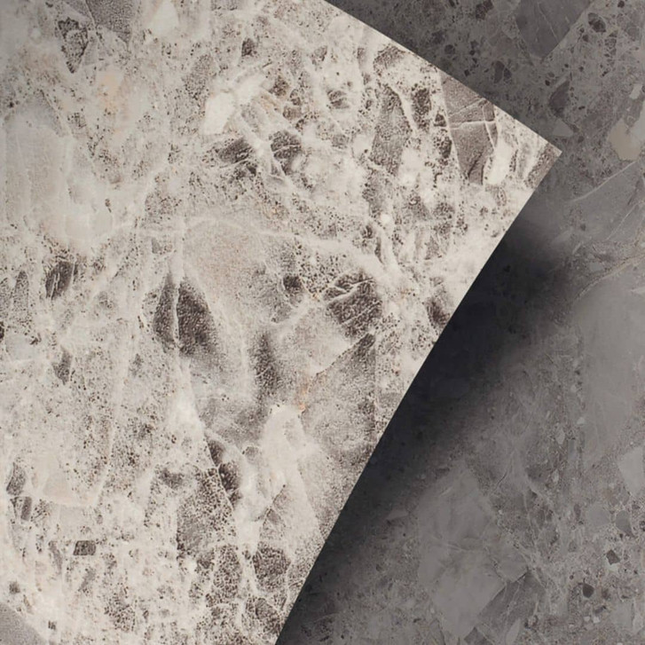 Klebefolie Steinoptik, Terrazzo dunkel - Möbelfolie, Küchenrückwand, Badfolie, Fliesenaufkleber - WA384262