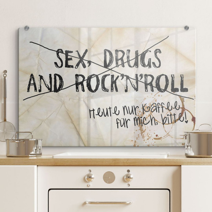 Spritzschutz Heute nur Kaffee für mich bitte! - WA178367