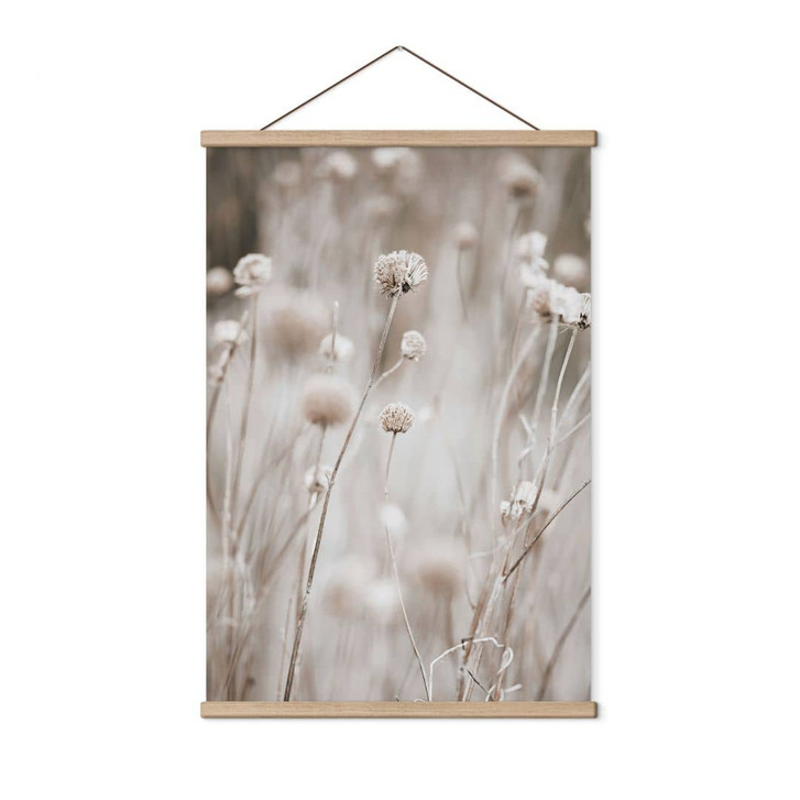 Stoffbild Getrocknete Blüten in sanften Tönen - Annie - WA474190