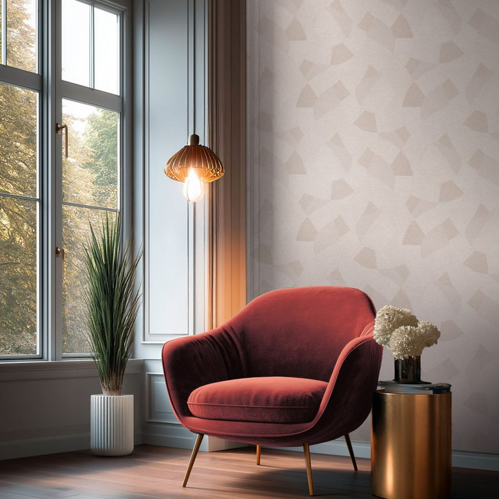 Vliestapete geometrisch Formen grau weiss Tapete Wandtapete Geometrisch - WA506982
