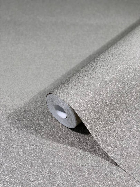 Vliestapete in leicht glänzender Struktur grau Uni von Harald Glööckler - WA445891