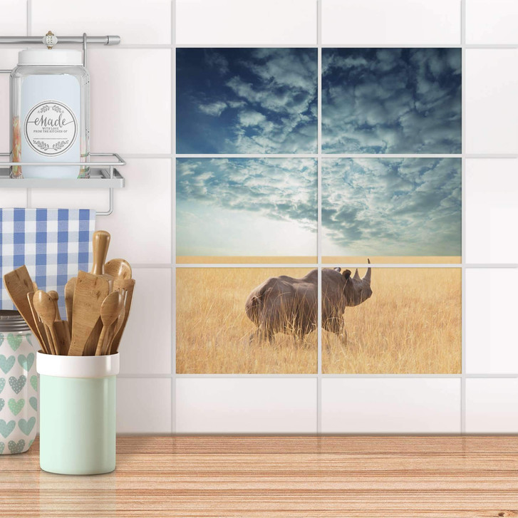 Fliesenfolie quer - Rhino - CR104561