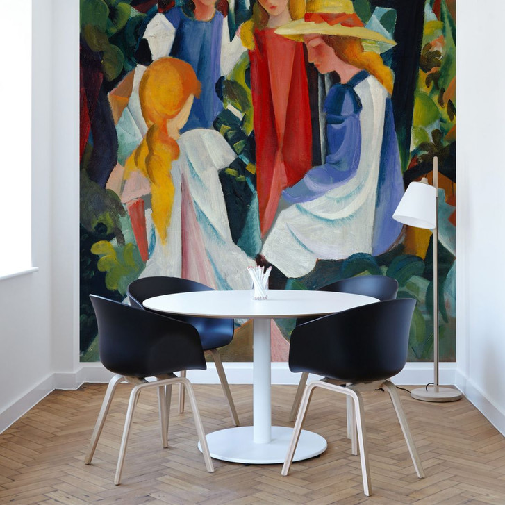 Fototapete Macke - Vier Mädchen - WA226900