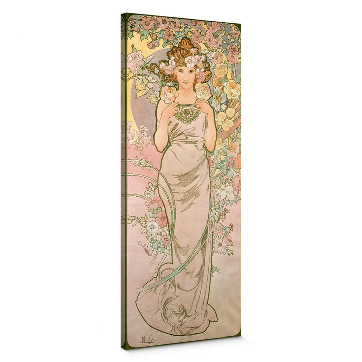 Leinwandbild Mucha - Die Rose - WA370726