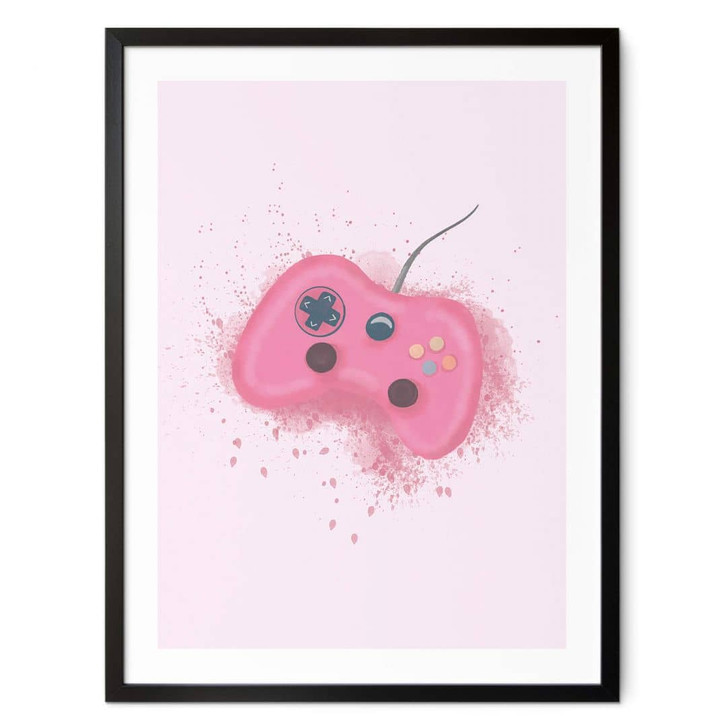 Poster Gaming Controller in Pink - Eleonora - WA406281