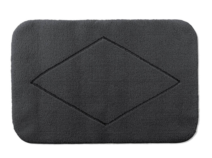 Raute Badteppich Wunschmass in Zinn 02 - TS452859