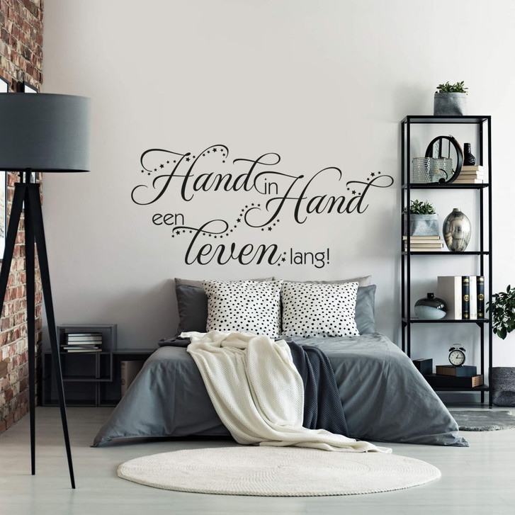 Wandtattoo Hand in Hand een leven lang! - WA211462