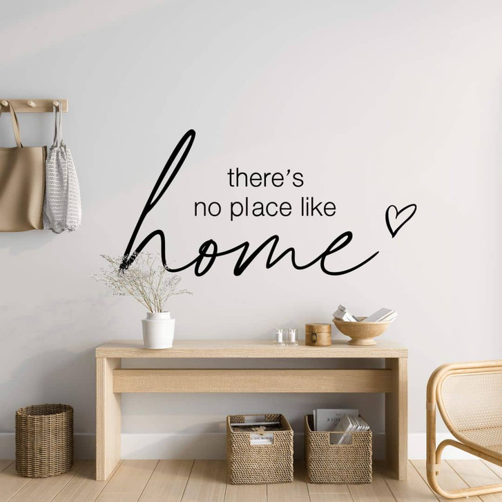 Wandtattoo There's no place like home mit Herz - WA392093