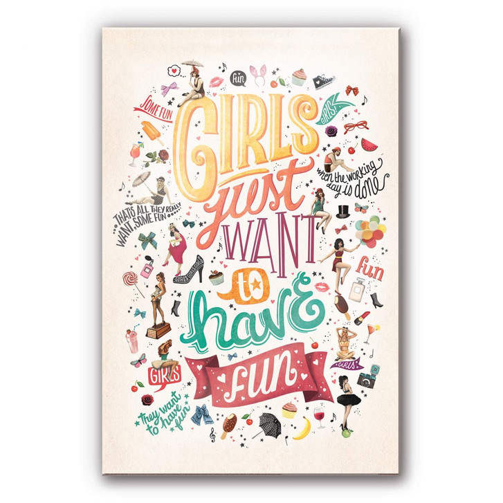 Acrylglasbild Tohmé - Girls just wanna have fun - WA270200