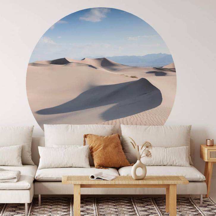 Fototapete Colombo - In der Wüste - Rund - Selbstklebend/Vlies - WA320226