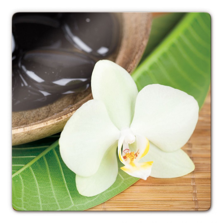 Glasbild Wellness Oase - quadratisch - WA129031
