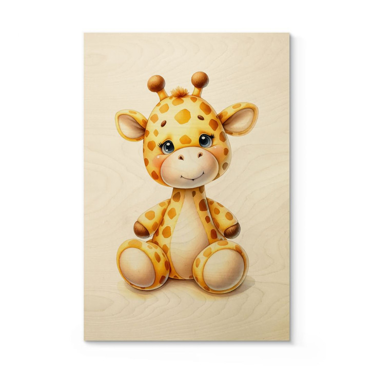 Holzbild für das Babyzimmer - Kleine Giraffe - Magnusson - WA401552