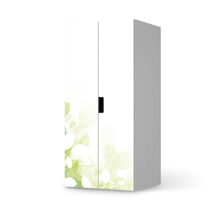 Möbelfolie IKEA Stuva / Malad Schrank - 2 grosse Türen - Flower Light - CR117950