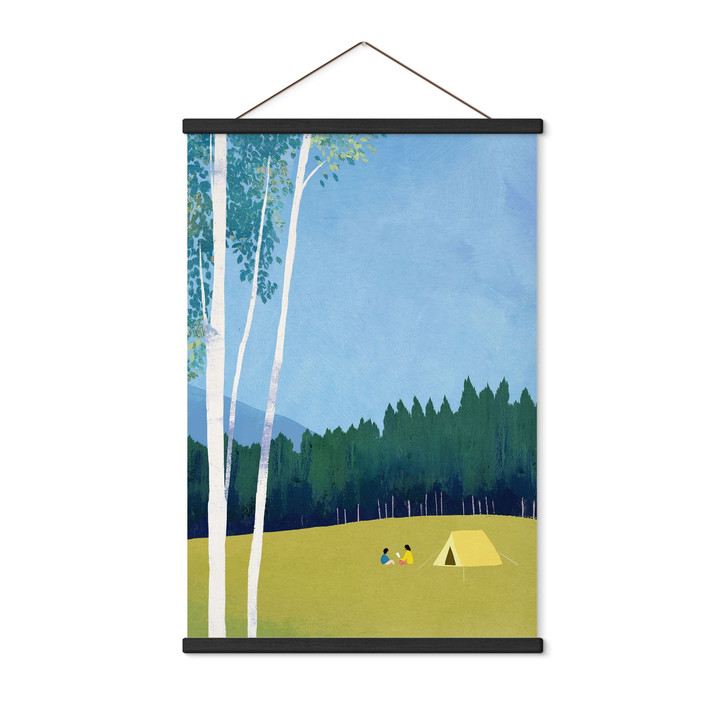 Stoffbild Camping am Wald - Rivers - WA516806