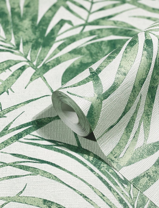 Vliestapete Floral Modern in Grün  - WA446125