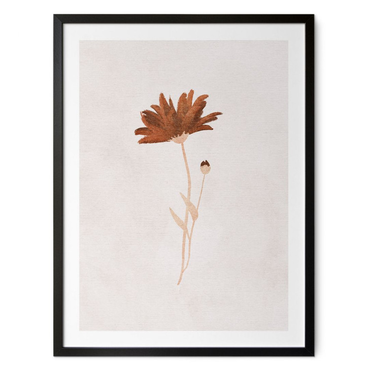 Blumenposter Wildblume abstrakt - Goed Blauw - WA485821