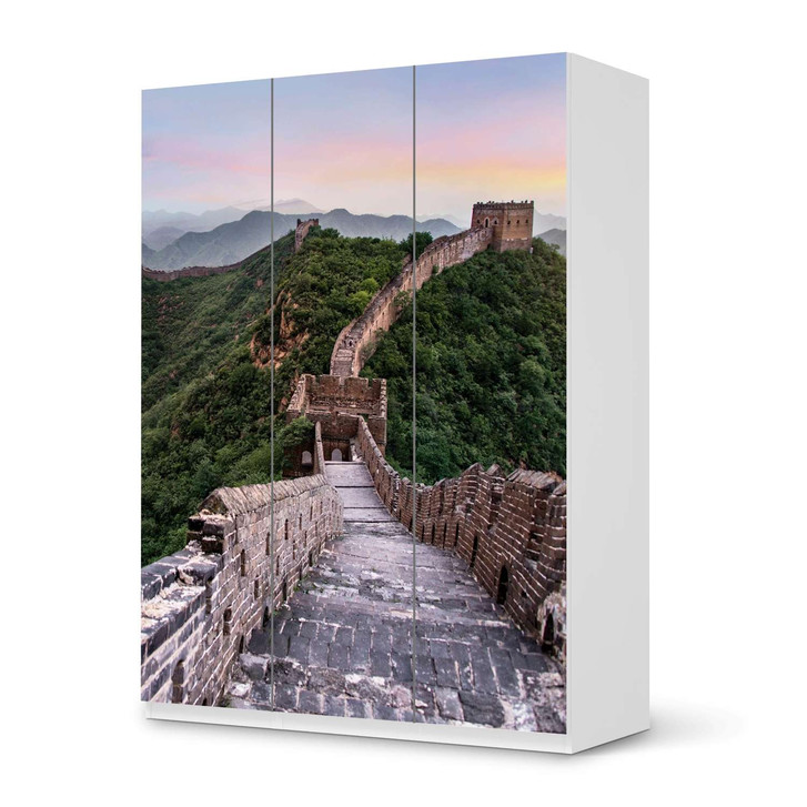 Folie IKEA Pax Schrank 201cm Höhe - 3 Türen - The Great Wall - CR105821