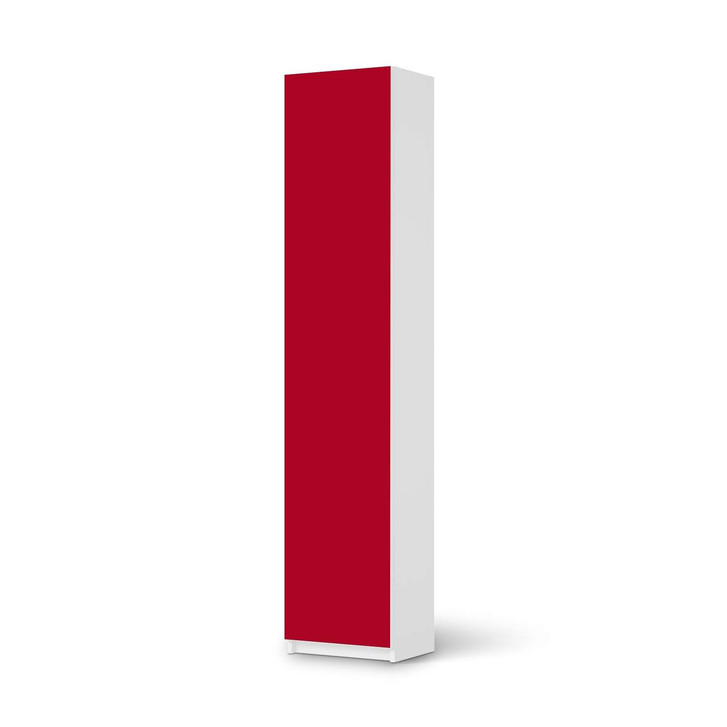Klebefolie IKEA Pax Schrank 236cm Höhe - 1 Tür - Rot Dark - CR111774