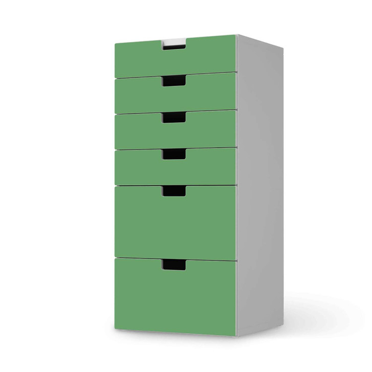 Klebefolie IKEA Stuva / Malad Kommode - 6 Schubladen - Grün Light - CR110456