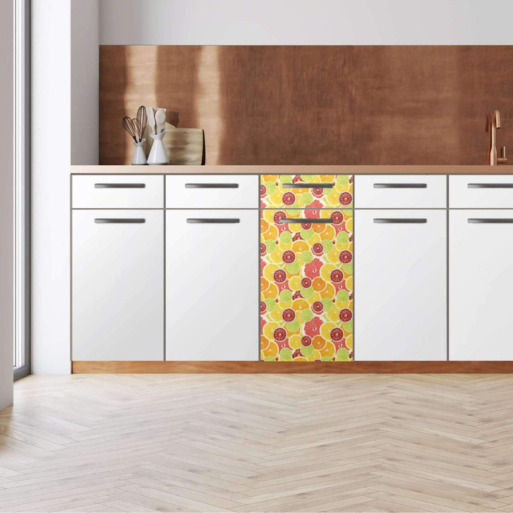Küchenfolie - Unterschrank 40cm Breite - Citrus - CR112578