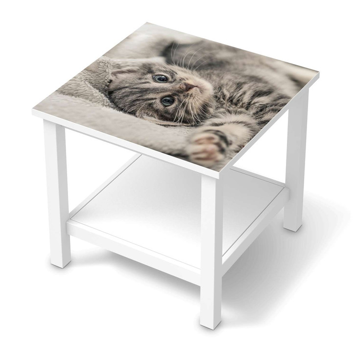 Möbel Klebefolie IKEA Hemnes Tisch 55x55cm - Kitty the Cat - CR113573