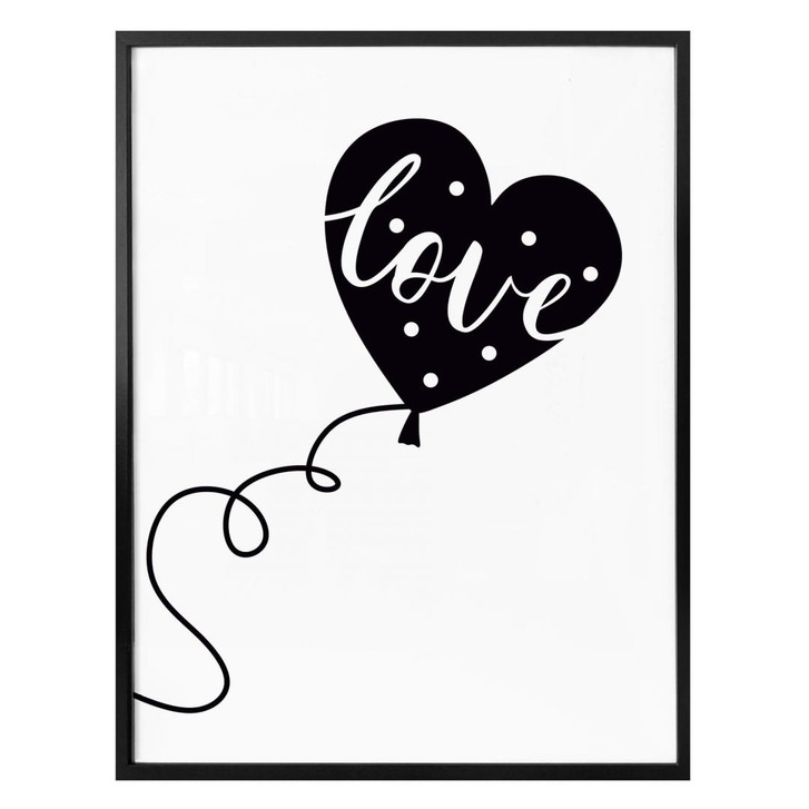 Poster Love balloon - WA307573