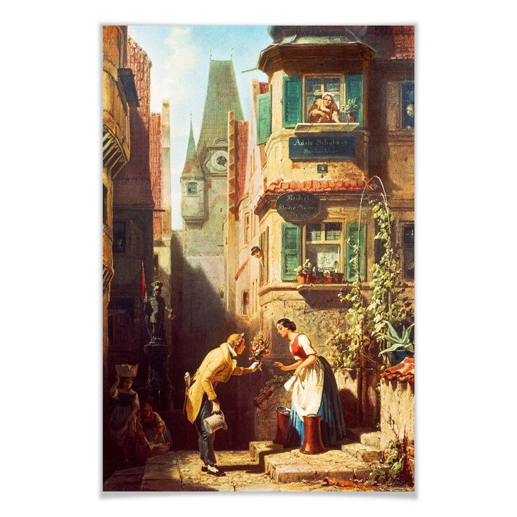 Poster Spitzweg - Der ewige Hochzeiter - WA166960