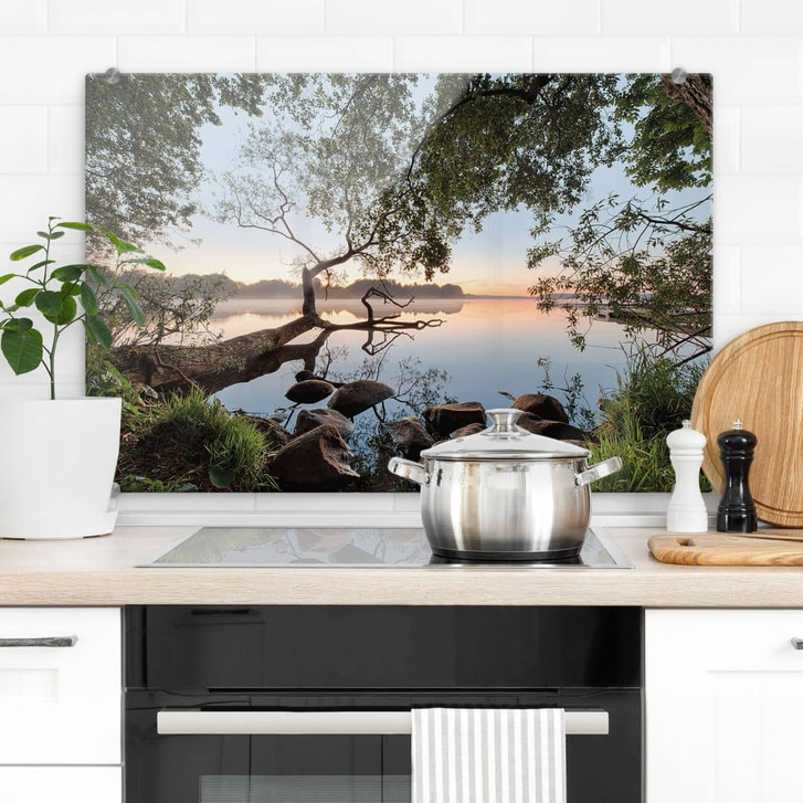 Spritzschutz Blick auf den See - Landschaft - Keller - WA410537