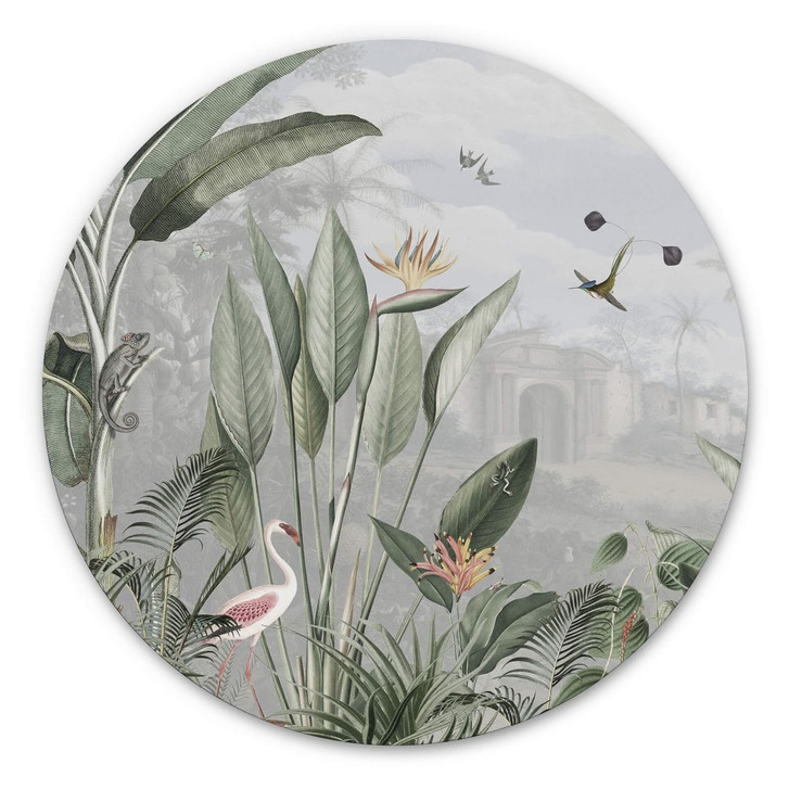 Alu-Dibond Sir Edward - Botanik - Rund - WA352177