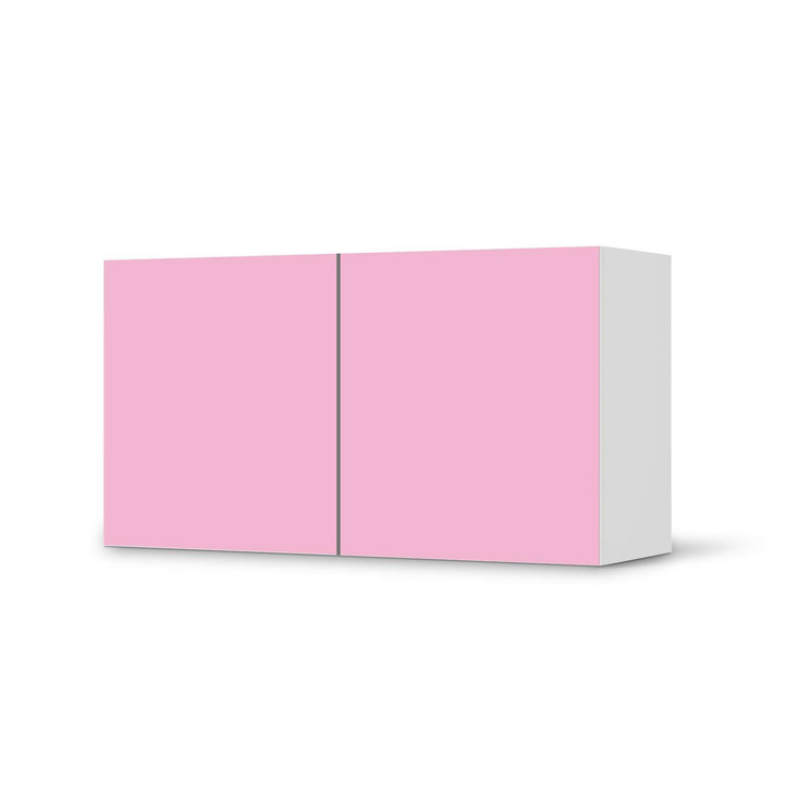Folie IKEA Besta Regal 2 Türen (quer) - Pink Light - CR105383