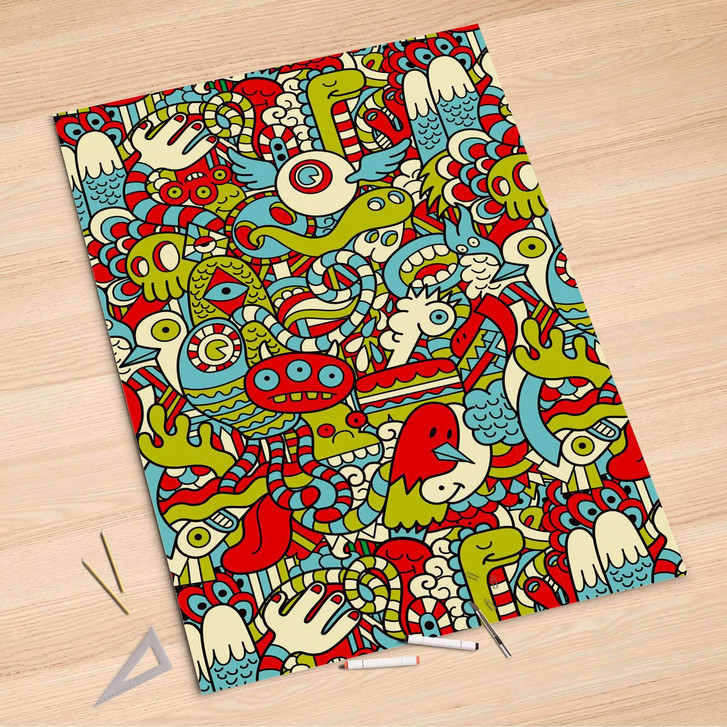 Folienbogen (100x150cm) - Monster Doodle - CR106219
