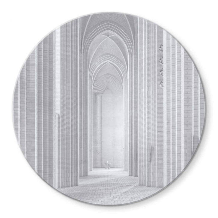 Glasbild Fleckenstein - Grundtvigskirche - Rund - WA326327