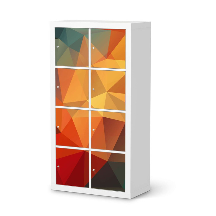 Klebefolie IKEA Expedit Regal 8 Türen - Polygon - CR111147