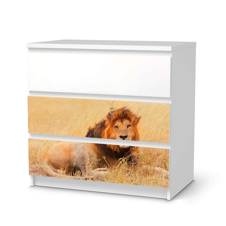 Klebefolie IKEA Malm Kommode 3 Schubladen - Lion King - CR109820